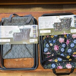 Folding Garden Kneeler/Seat with Floral and Geo Prints